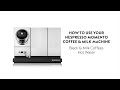 Nespresso professional  preparing a coffee with  nespresso momento coffee  milk  a quick guide