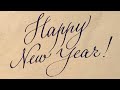 С Новым годом как красиво написать на разных языках | Happy New Year how to write calligraphic. 2023