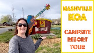 Full Tour of the Nashville KOA: Walking tour of Nashville Tennessee KOA