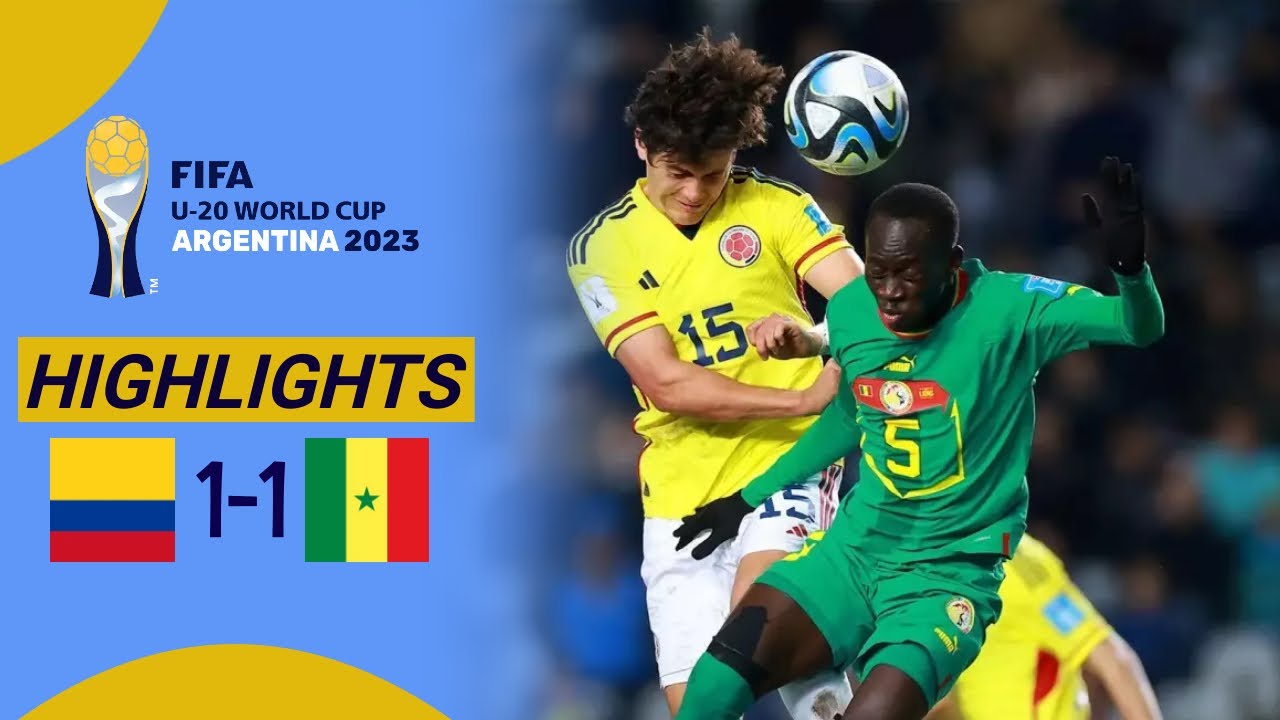 Colombia vs Senegal FIFA U20 World Cup 2023 Match Summary YouTube