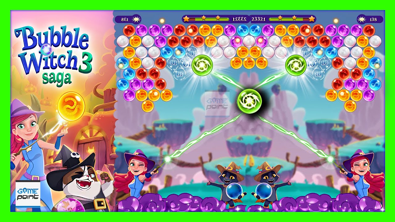 Bubble Witch Shooter Magical Saga em Jogos na Internet