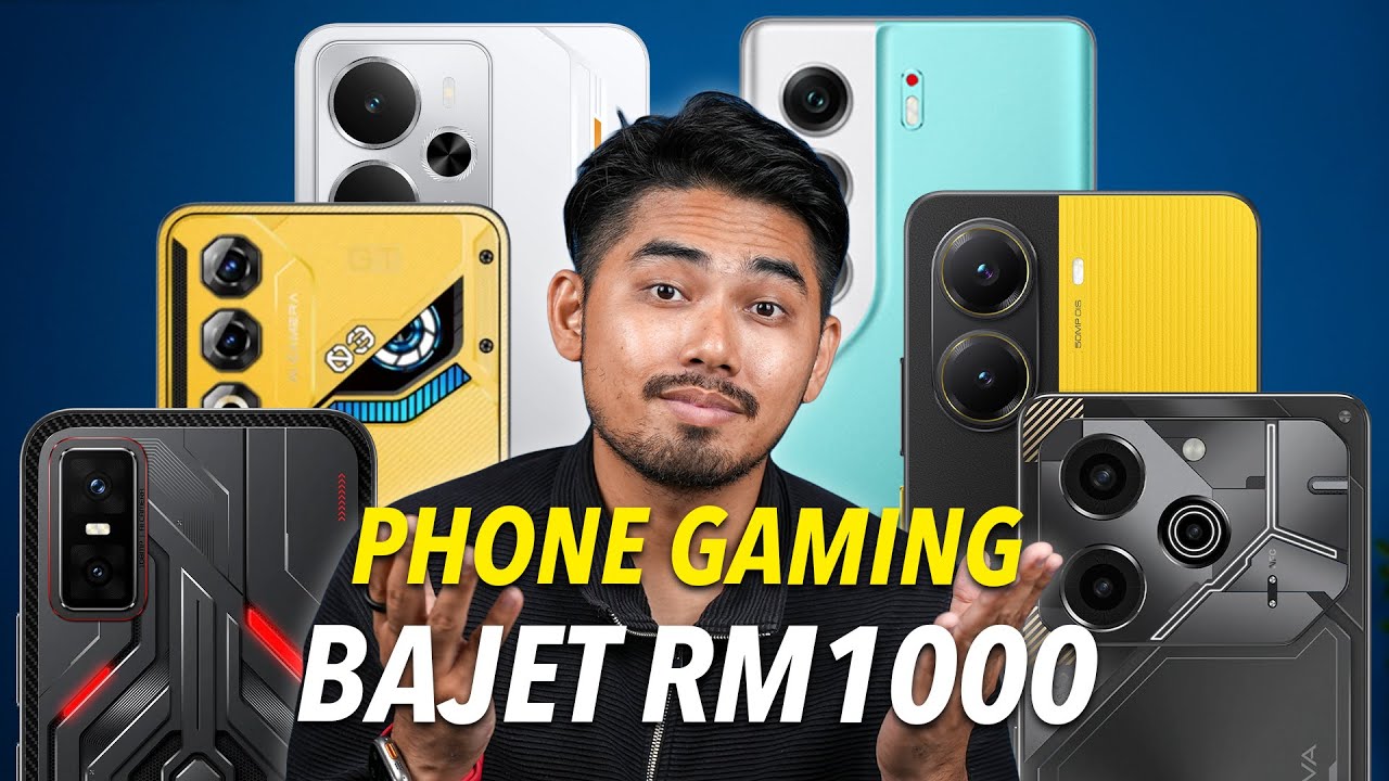 5 Phone Gaming Bajet RM1000 Paling PADU 2025!