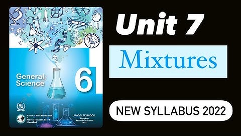 Class 6th Science unit 7 Mixtures | Short Q | SNC 2022 | SNC  @LearningAtHomeNaghmana