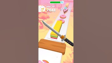 perfect slice game 🧁🍭🔪 #viralvideo #trending #perfectslice #shorts