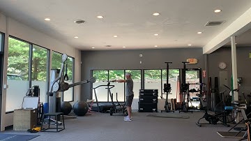 1-Arm Band or Cable Row to External Rotation