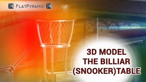 3D Model The Billiard(snooker)table Review