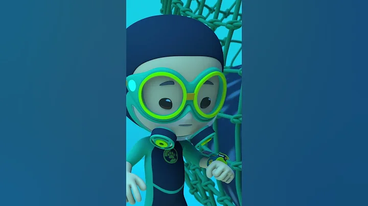 FREE THE WHALE SHARK FROM THE FISHERMEN! 🎣🦈 | Leo the Wildlife Ranger | #shorts #animals