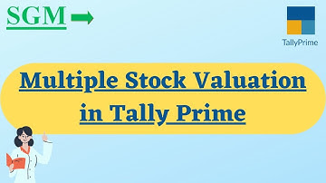 MULTIPLE STOCK VALUATION IN TALLY PRIME