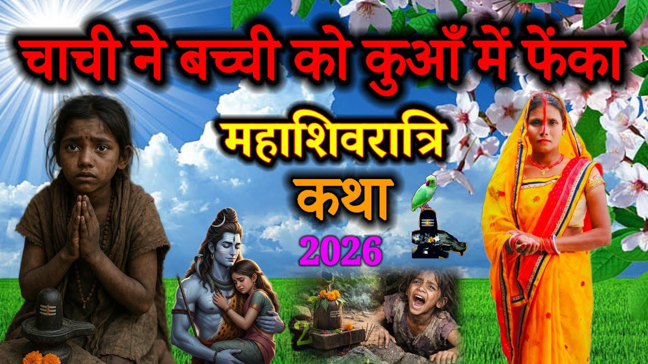 चाची ने कुआं में क्यों टेल दी महाशिवरात्री कथा 2026| mahashivratri vrat katha | शिव कथा