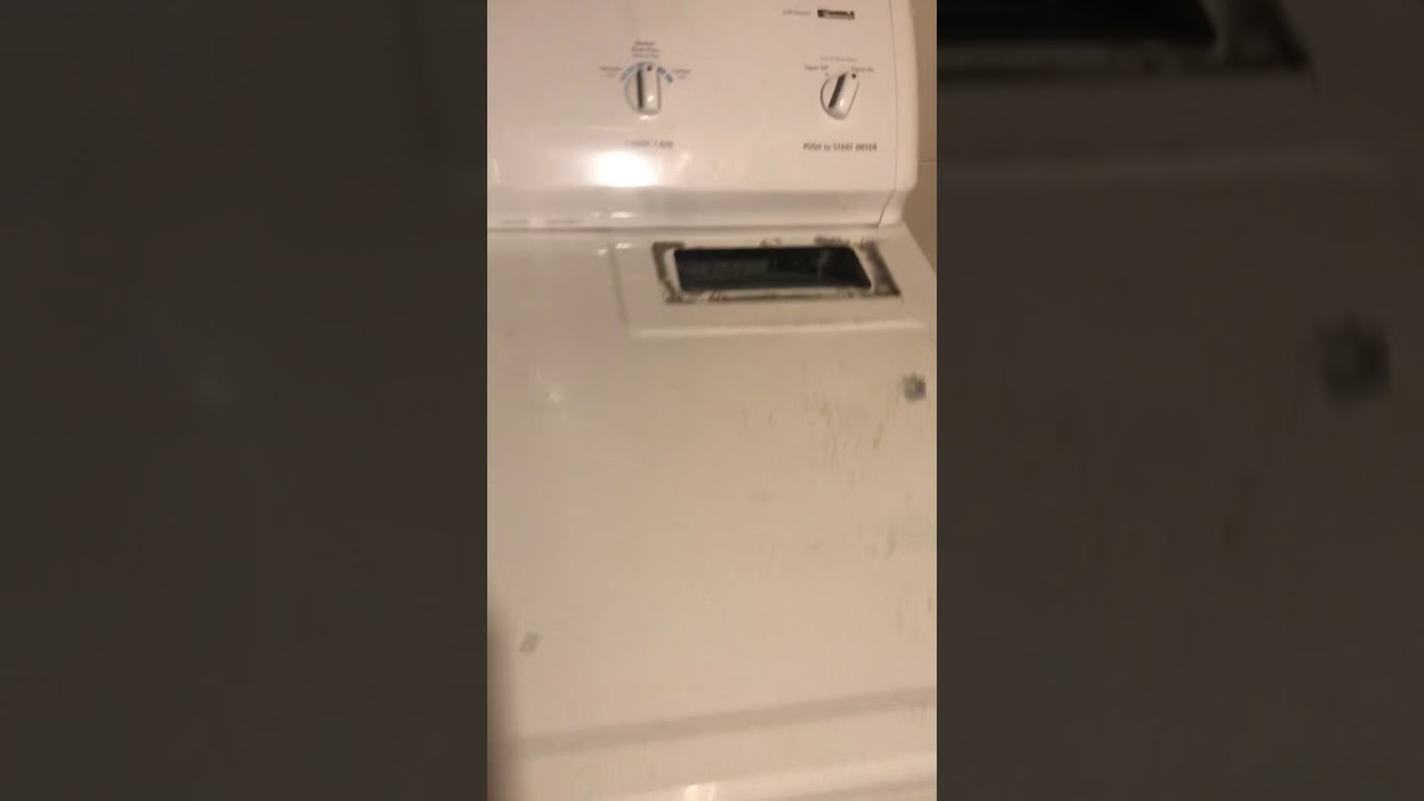Kenmore dryer won’t start fixed! - YouTube