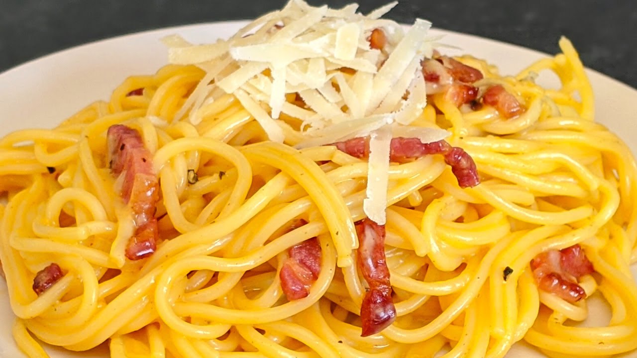 Spaghetti carbonara / La Recette traditionnelle / Facile et Rapide / PASTA RECIPE🍝 YouTube