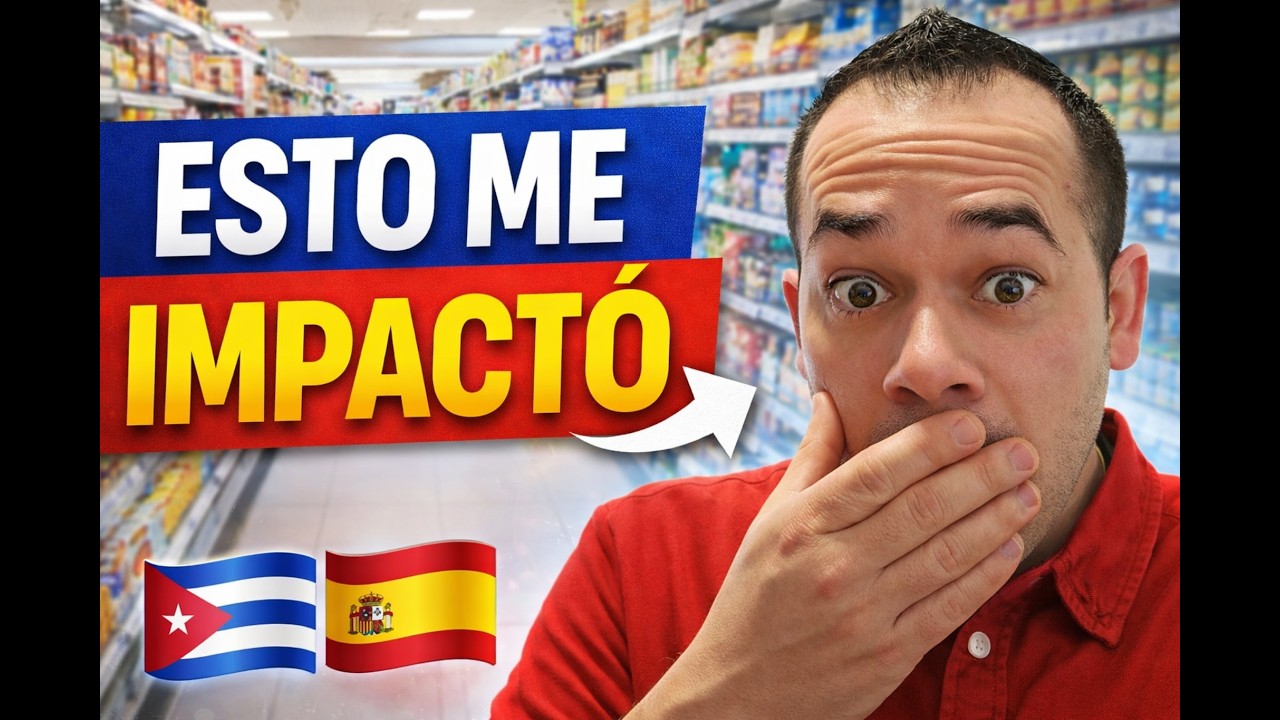 7 cosas de España que más me sorprendieron 😳 siendo cubano 🇨🇺➡️🇪🇸