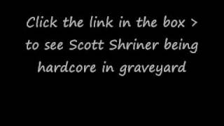 Scott Shriner In A Graveyard