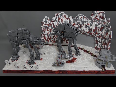 Bitwa Na Crait - LEGO MOC - Odcinek #7 Finalna Prezentcja Makiety