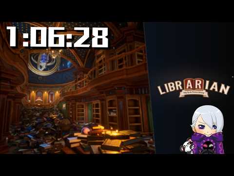 1:06:28 Any% 純記錄 無人聲 !!【圖書館員：整理魔法圖書館吧！】Librarian: Tidy Up the Arcane Library!