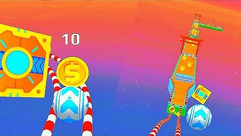 Sky Rolling Ball 3D- Game SpeedRun Gameplay Level 13-17