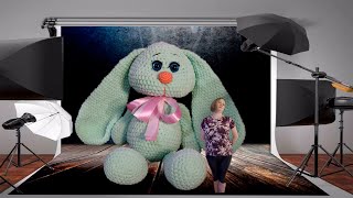 картинка: Большой Плюшевый Заяц Крючком