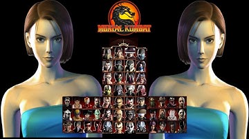 Mortal Kombat 9 - JILL VALENTINE MOD - NEW Expert Arcade Ladder Gameplay