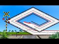 【踏切】めちゃくちゃな工事してみた | 交通 | 踏切アニメ / Train & Railroad Crossing - Under Construction -