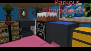 playing minecraft Parkour in bathroom edition screenshot 3