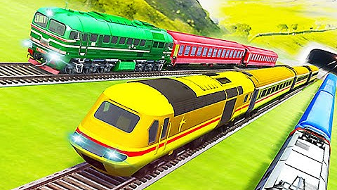 Crazy City Train Driving Simulator - Desert Mode - Level 8