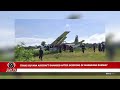 A Trans Guyana Airways aircraft was damaged and rendered inoperable on Thursday morning...