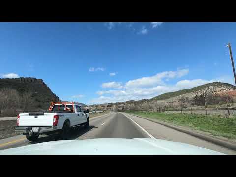 Driving from Glenwood Springs to Rifle, Colorado  /  Spring 2022 Western USA Trip