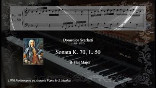 D. Scarlatti: Sonata in B-Flat Major K 70, L 50 (Piano)