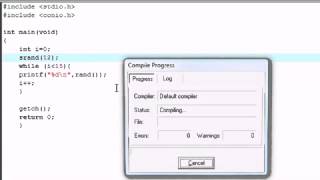 C Programming Tutorial   13   Seeding Random Numbers