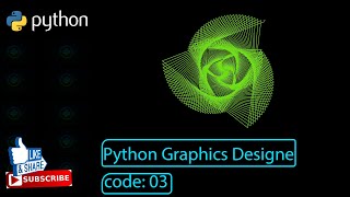 How to make geometric pattern design with python || Episode 3