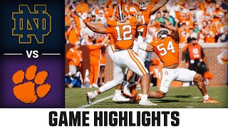 Notre Dame vs. Clemson Game Highlights | 2023 ACC Football