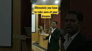 you have to take care of your dreams, finally you only will at benefit #cafinal  #motivation