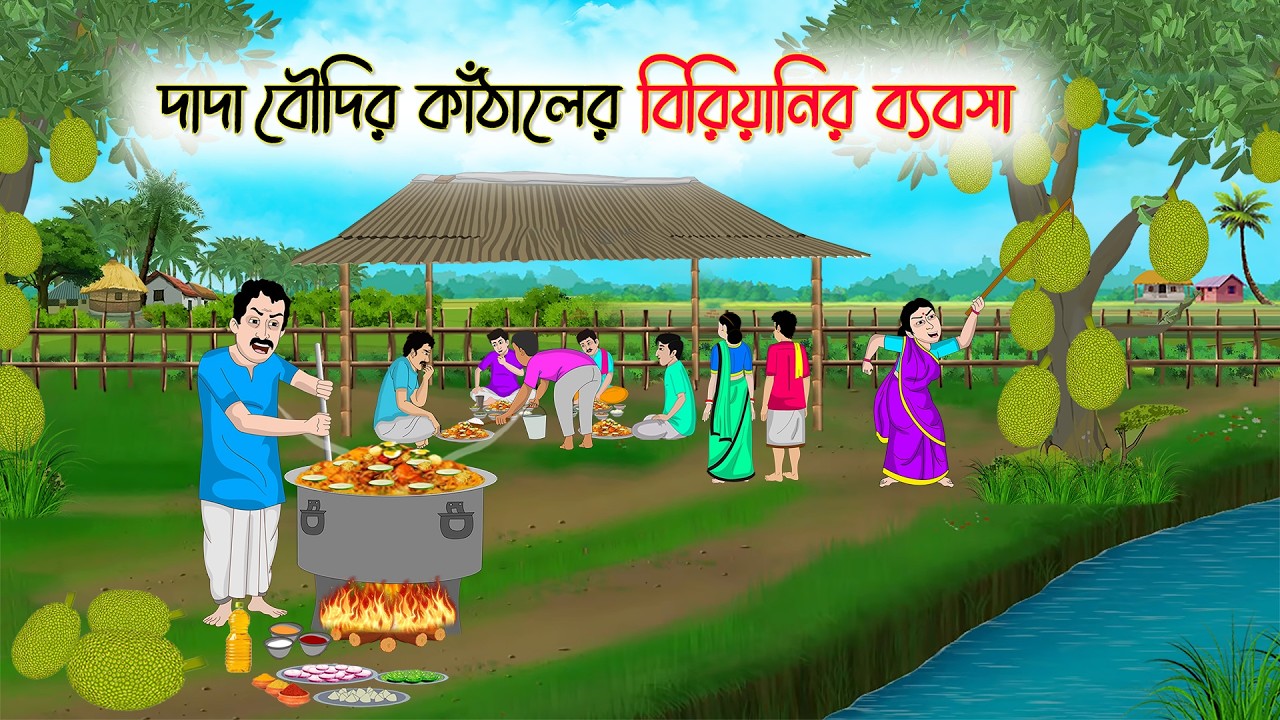 দাদা বৌদির কাঁঠালের বিরিয়ানির ব্যবসা | বাংলা রূপকথার গল্প | Bengali Fairy Tale | Thakurmar Jhuli