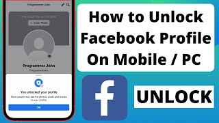 How to Unlock Facebook Account Profile Unlock Locked Facebook Account On Mobile