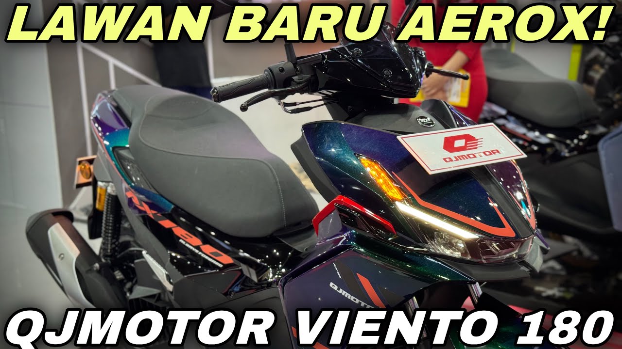 TANTANG AEROX‼️QJMOTOR VIENTO 180 2025
