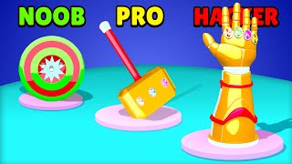 🤢 NOOB vs 😎 PRO vs 😈 HACKER - Epic Hero Weapon Craft | Download App Store APK screenshot 5