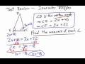 Isosceles Triangle: Solving for the Missing Angles
