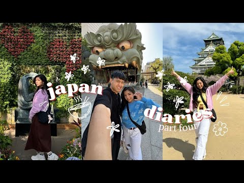 japan diaries 🏯 part 4: exploring osaka and kobe and trying all the yummy foods