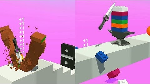 Slice it All 😱✨ All Levels Gameplay  Android , iOS  part 75