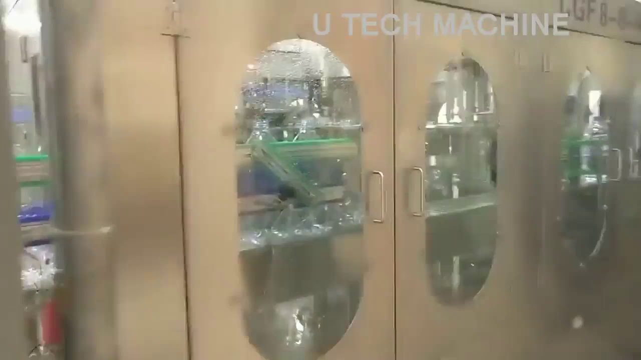 U TECH MACHINE#water filling machine - YouTube