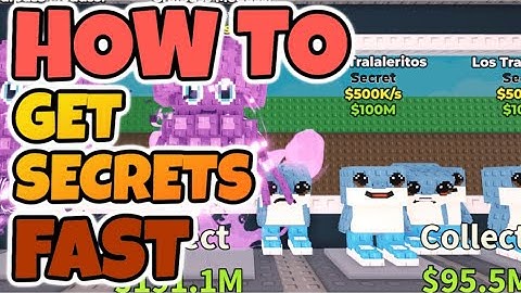 How to get SECRETS FAST in STEAL A BRAINROT