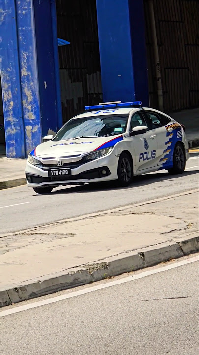 Malaysian Polis Honda Civic #cops #police #copcar #policechase #policecar #cop #honda #hondacivic