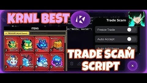 BEST BLOX FRUIT TRADE SCAM SCRIPT 2025