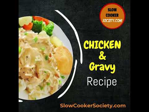 Slow Cooker Chicken and Gravy Recipe | How to Make a Delicious Crock Pot Chicken with Gravy
