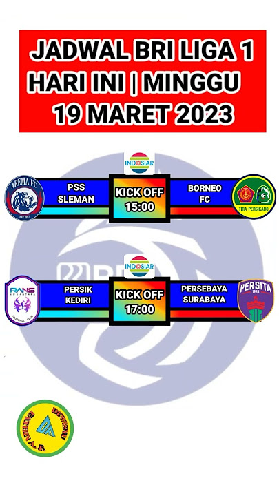 JADWAL LIGA 1 HARI INI-AREMA VS PERSIKABO#shorts#feedshorts#aremavspersikabo#jadwalliga1#briliga1