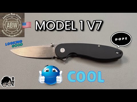 Review/impression of the ABW step-milled Magnacut Model 1 V7 knife… USA made value at its best!