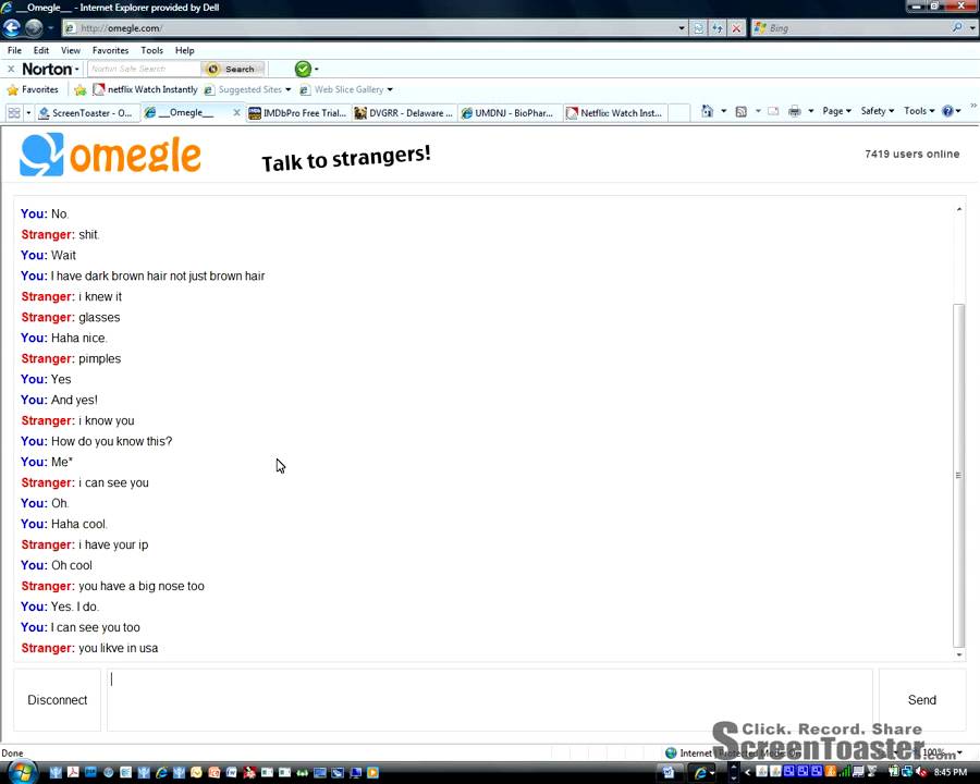 Omegle Stalker Chat YouTube