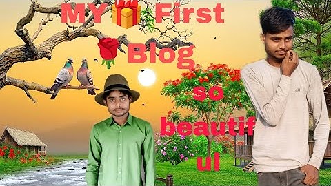 my first vlog||❤ my first video on youtube|#Nishavlogs1