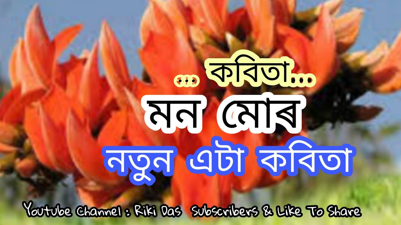 Assamese  romantic poems || Assamese New Poems