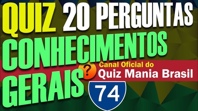 Quiz Mania Brasil - Testes de Conhecimentos Gerais